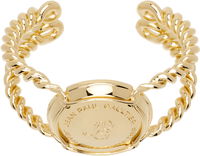 Jean Paul Gaultier Gold-Tone Champagne Cork Cuff Bracelet