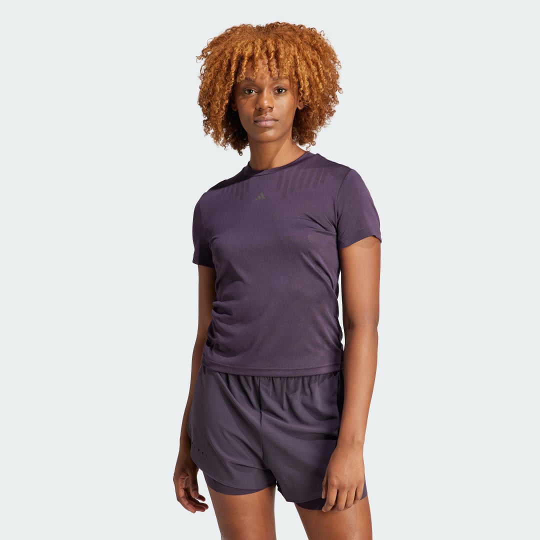 Тениска adidas Performance HIIT Airchill Training Лилаво | IP9658, 0