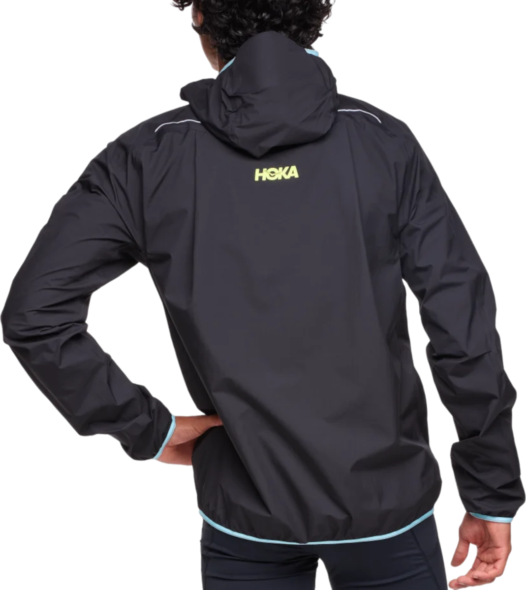 Ветровка Hoka One One Tecsky Waterproof Jacket Черно | 1156094-blk, 1