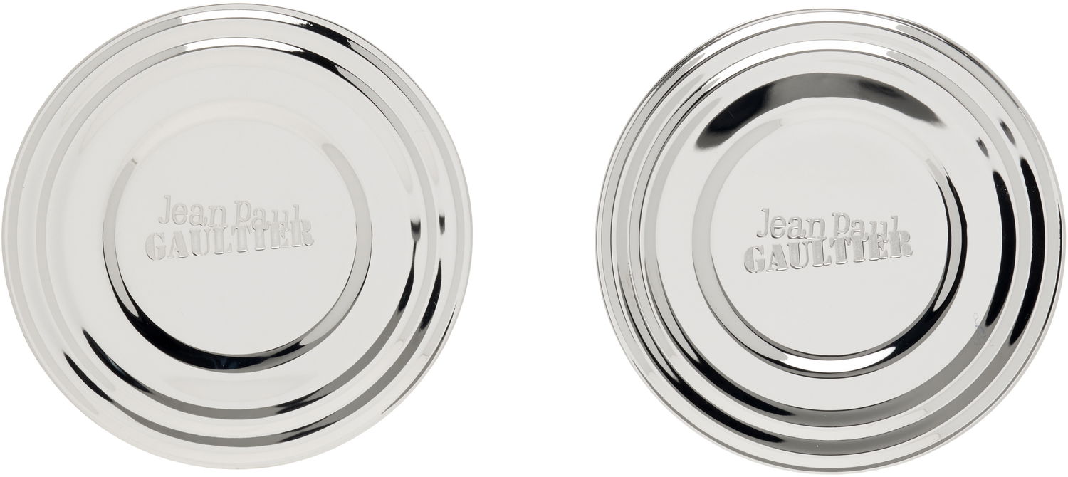 Обеци Jean Paul Gaultier Jean Paul Gaultier 'The Can' Disc Earrings Металик | 25/33-F-BO067-X016-91, 0