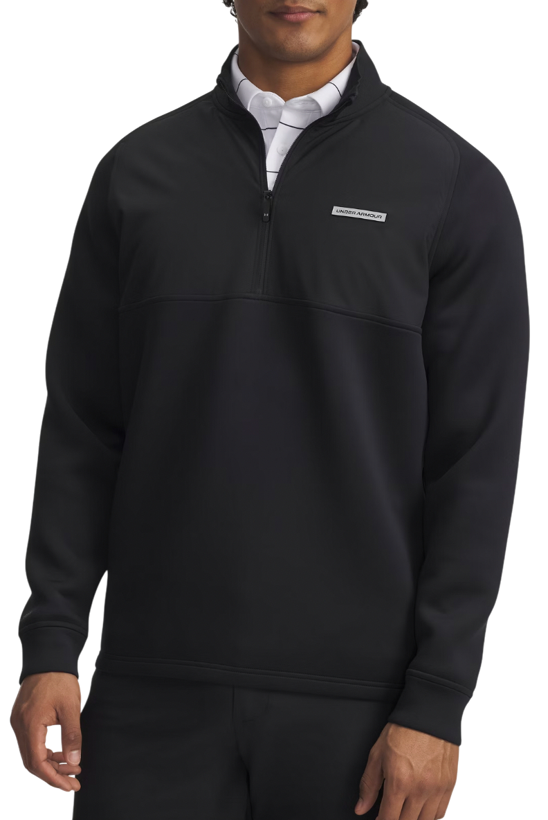 Суитчър Under Armour Drive Pro Hybrid Quarter-Zip Pullover Черно | 6005666-010