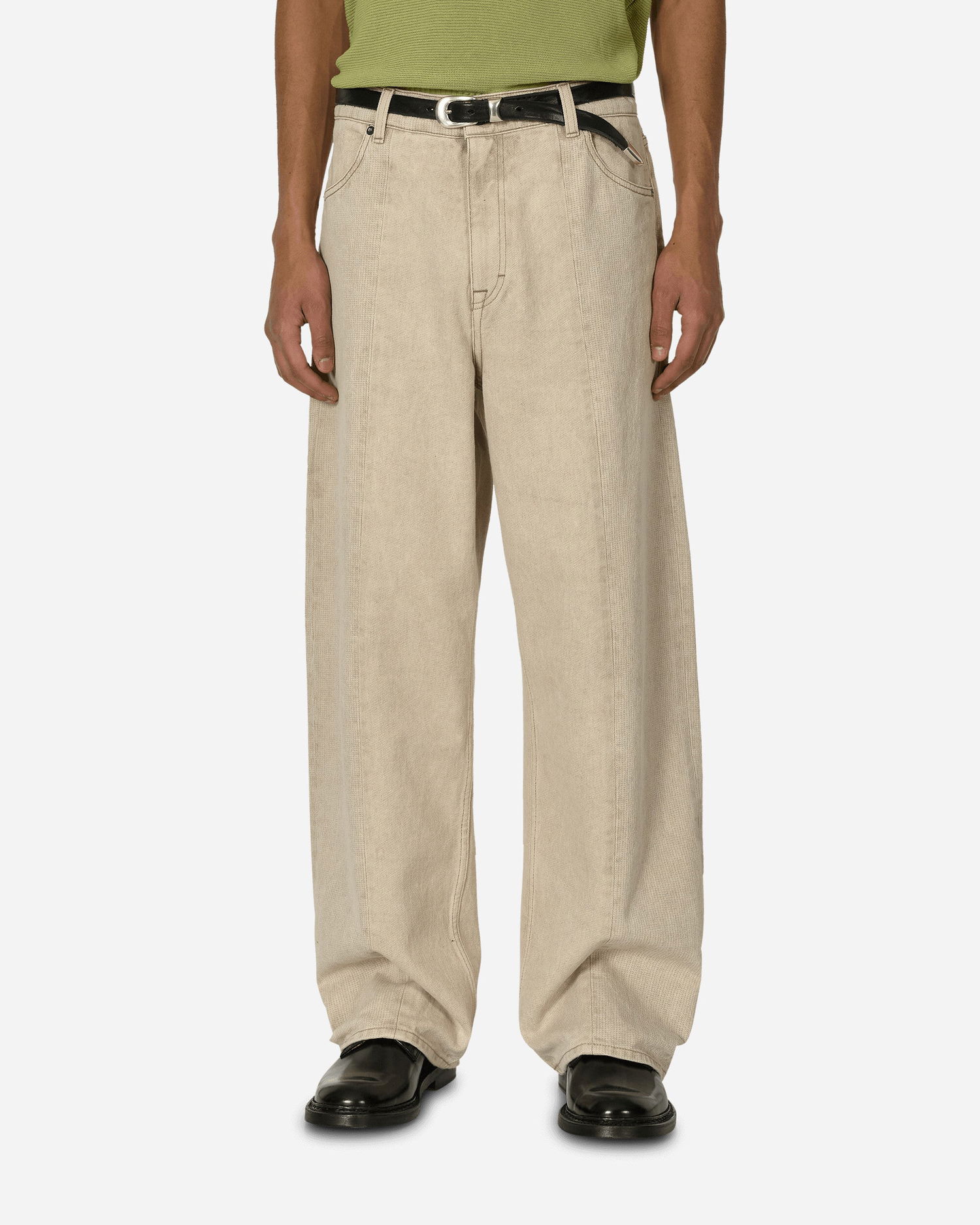 Дънки OUR LEGACY Fatigue Cut Jeans Ghost Attic Wash Бежово | M2245FG 001, 0