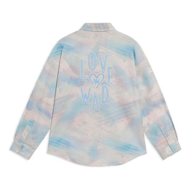 Риза Li-Ning Love Wade Logo Print Shirt Синьо | AFDRA17-1