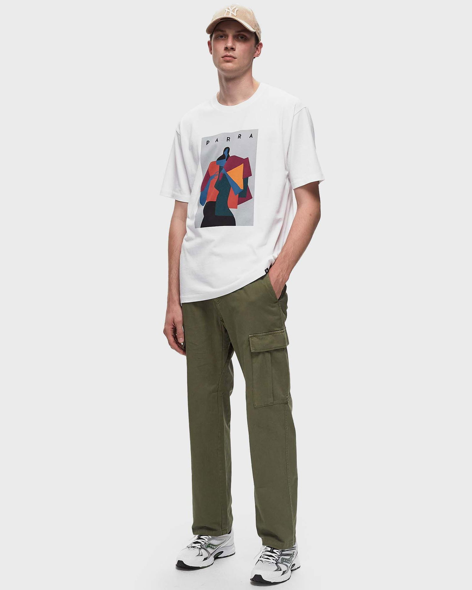 Тениска By Parra Horses Graphic T-Shirt Бяло | 52100, 1