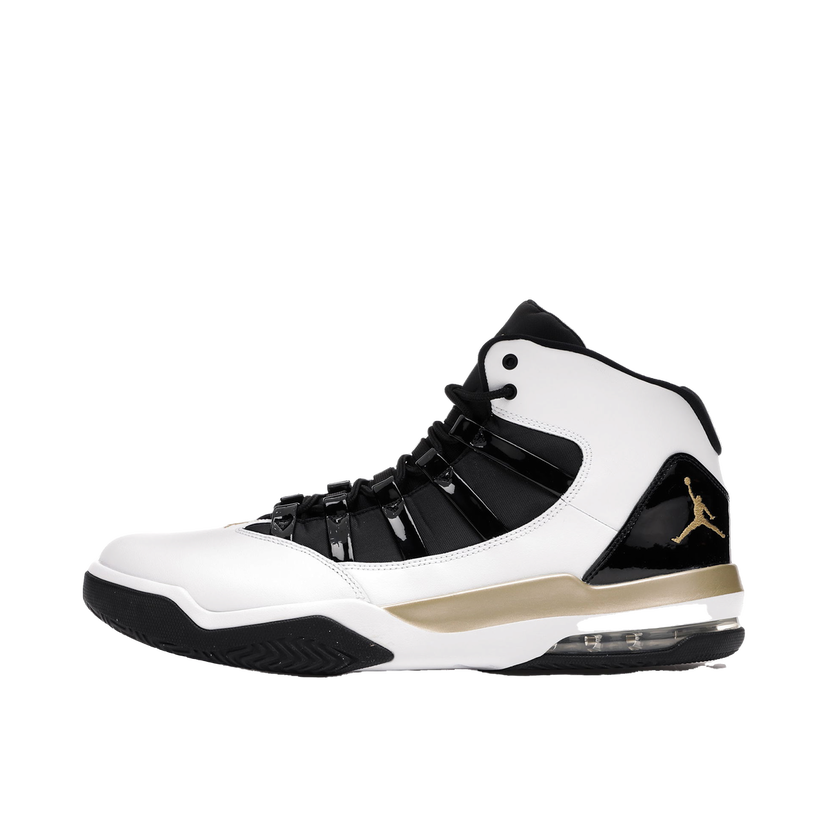 Кецове и обувки Jordan Max Aura White Metallic Gold Black Бяло | AQ9084-107