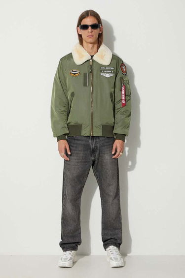 Яке бомбър Alpha Industries Injector III Air Force Bomber Jacket Зелено | 198113.01, 1