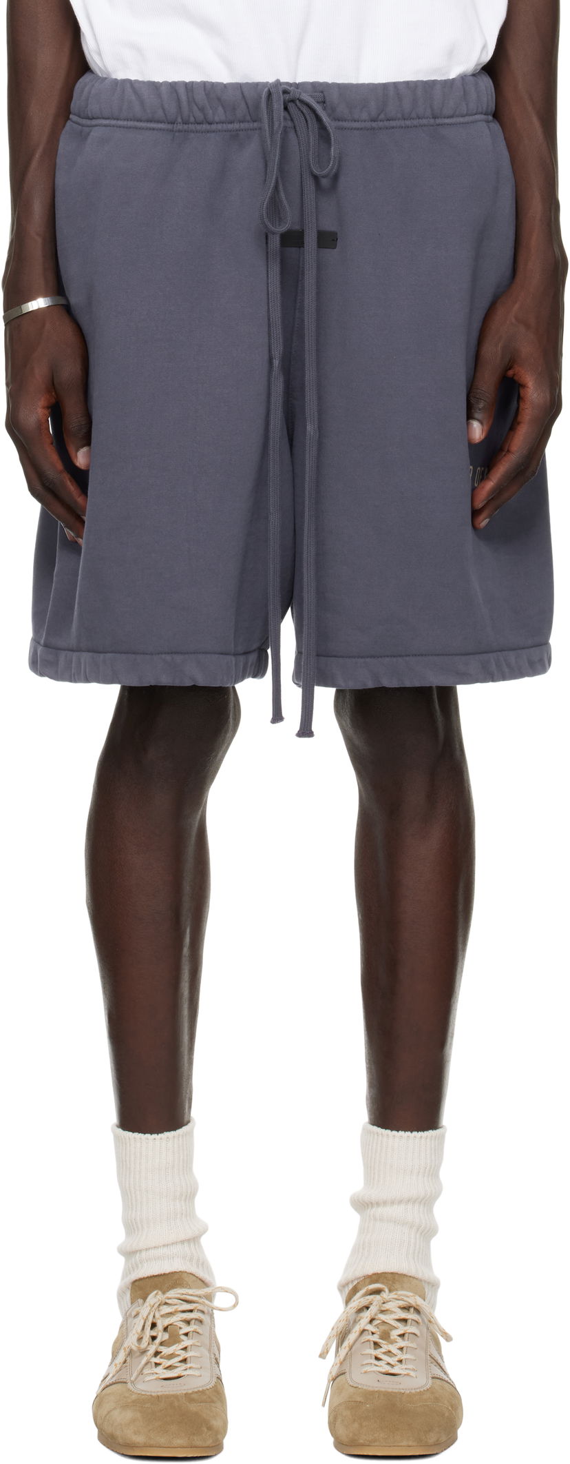 Къси панталони Fear of God Heavy Fleece Soccer Shorts Сиво | 160HO244314F