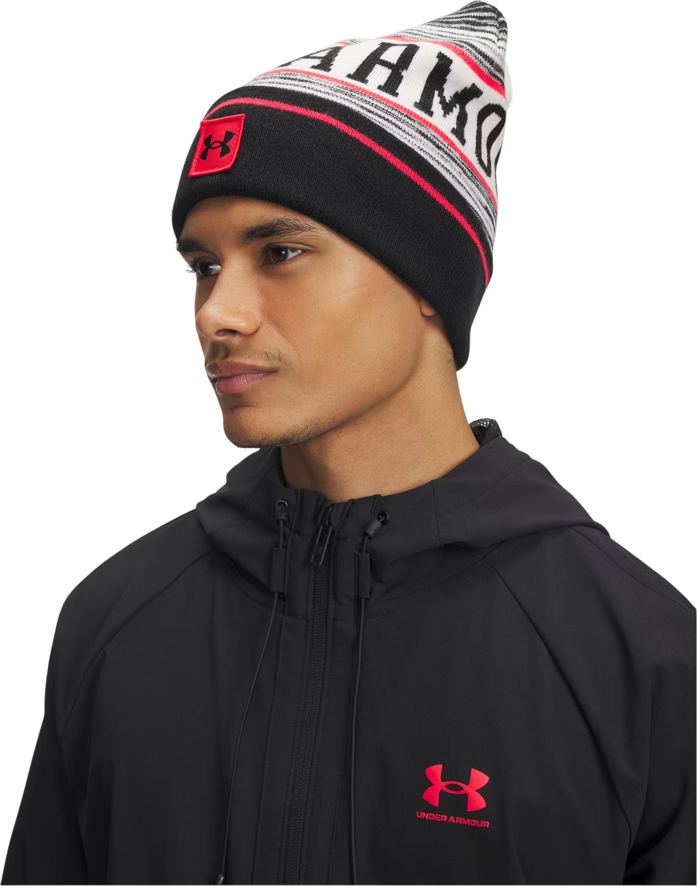 Шапка Under Armour Halftime Striped Knit Pom Beanie Многоцветен | 1386634-279, 1