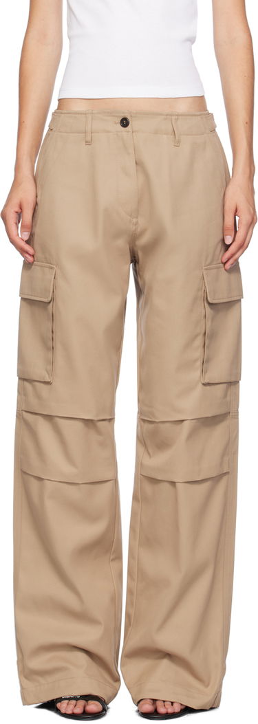 Карго панталони Coperni Coperni Wide Leg Tailored Cargo Pants Бежово | COPP40836, 0