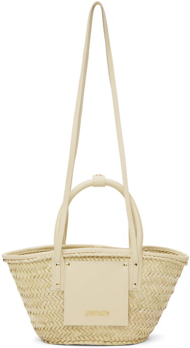 Голяма пазарска чанта Jacquemus 'Le Petit Panier Soli' Tote Bag Бежово | 23E223BA044-3060, 0