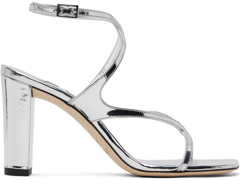 Аксесоари Jimmy Choo Jimmy Choo Azie 85 Heeled Sandals Металик | AZIE 85 QUI, 0