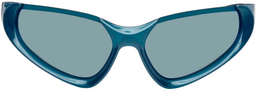 Слънчеви очила Balenciaga Wraparound Sunglasses Синьо | BB0202S-003, 0