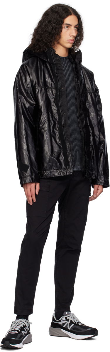 Карго панталони Stone Island Stone Island Supima Cotton Twill Cargo Pants Черно | 811530410, 4