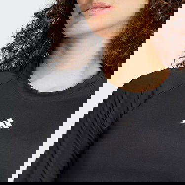 Съкратен топ adidas Performance Hyperglam Training Crop Long Sleeve Top Черно | IN6773, 5
