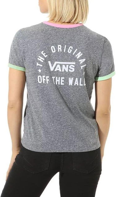 Тениска Vans Women's T-Shirt Short Sleeve Print Сиво | vn0a4dnqv5o1, 1