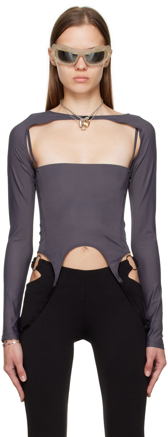 Miaou Phoenix Cutout Long Sleeve T-Shirt