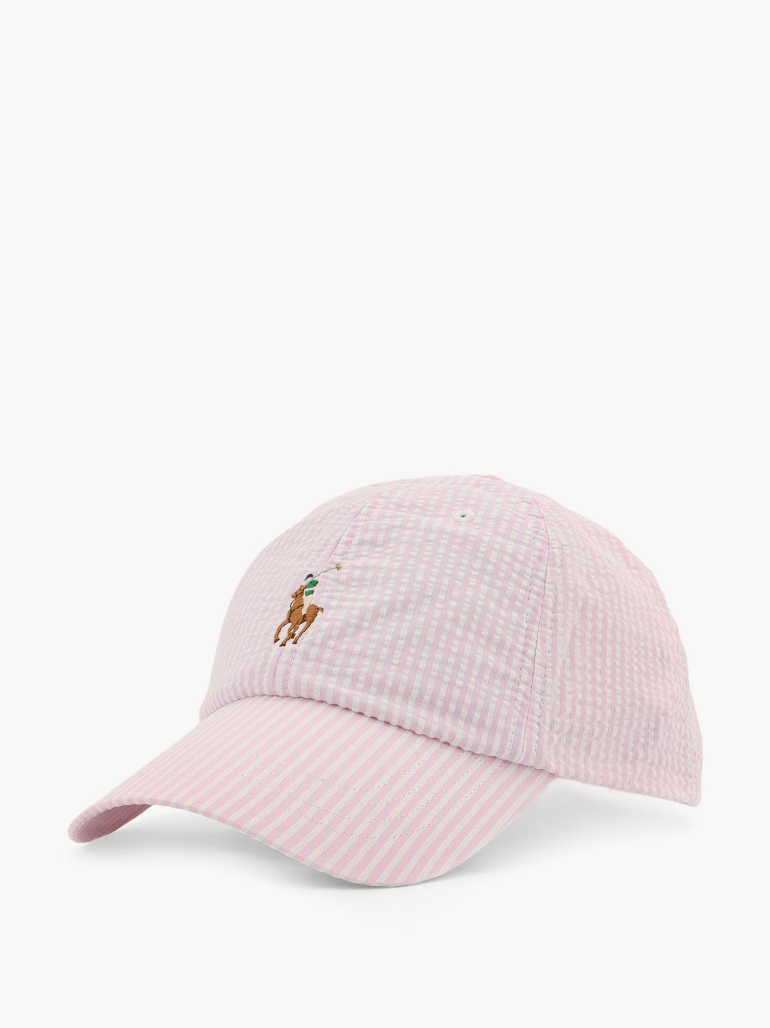 Шапка с козирка Polo by Ralph Lauren Seersucker Baseball Cap by Polo Ralph Lauren Розово | 710957166004, 1