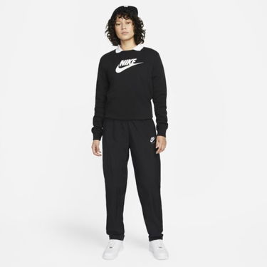 Суитчър Nike Sportswear Club Fleece Logo Crew-Neck Sweatshirt Черно | DQ5832-010, 2