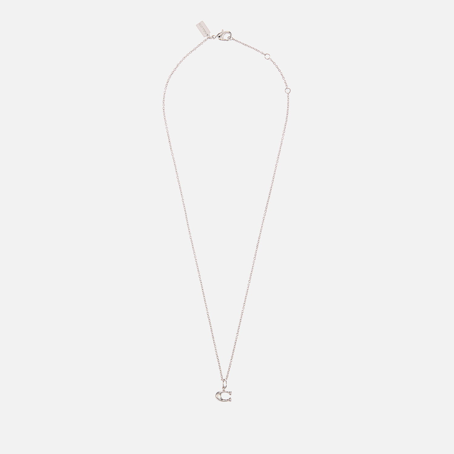 Колие Coach Starter Chain Silver-Tone Pendant Necklace Металик | 37335949RHO030, 1