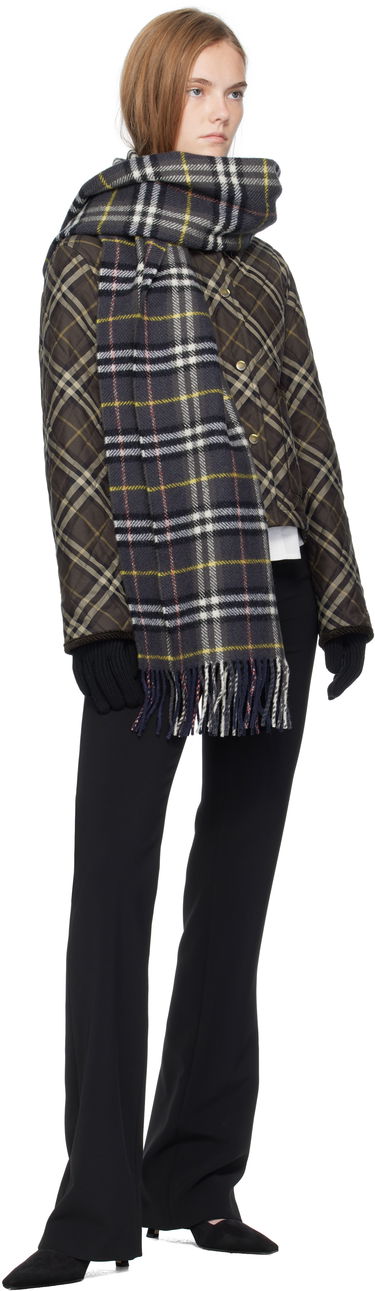 Ръкавици Burberry Burberry Wool Gloves with Logo Patch Черно | 8114593, 2