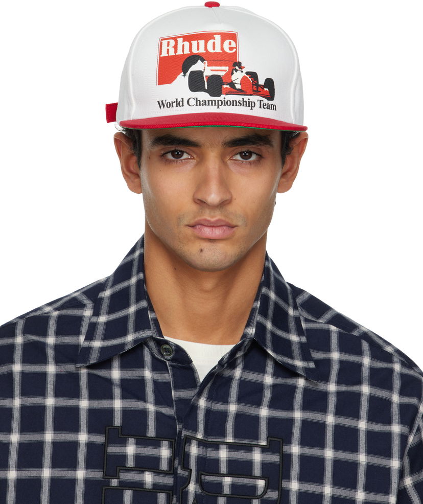 Шапка с козирка Rhude World Championship Team Trophy Racing Snapback Cap Многоцветен | RHFW25HA03851