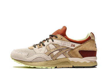 Кецове и обувки Asics Tan & Off-White Gel-Lyte V Бежово | 1203A288_100, 1