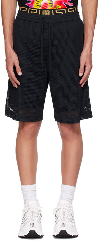 Къси панталони Versace Versace Greca Border Mesh Shorts Черно | 1010426_1A07548, 0