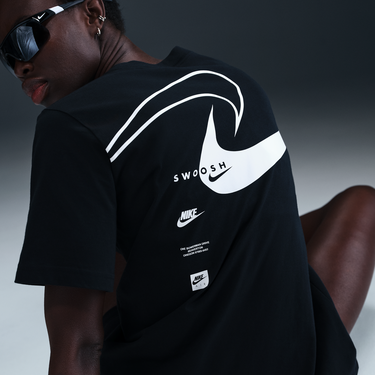 Тениска Nike Sportswear Club Short-Sleeve T-Shirt Черно | HQ1698-010, 1