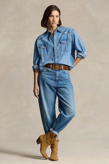 Риза Polo by Ralph Lauren Relaxed Fit Denim Shirt Синьо | 211940722, 2