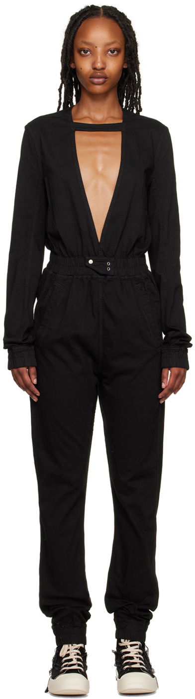 Комбинезон Rick Owens DRKSHDW Eclipse Denim Jumpsuit Черно | DS01C6520 SDO, 0