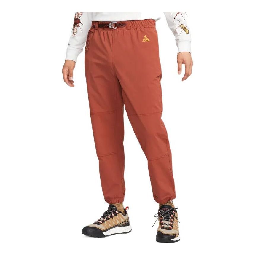 Карго панталони Nike Nike Men's Woven Casual Pants Червено | CV0661-641, 0