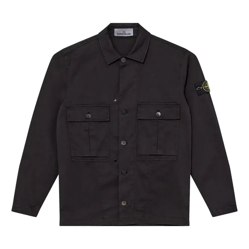 Риза Stone Island Stone Island Men's Overshirt Черно | 791510414-V0029