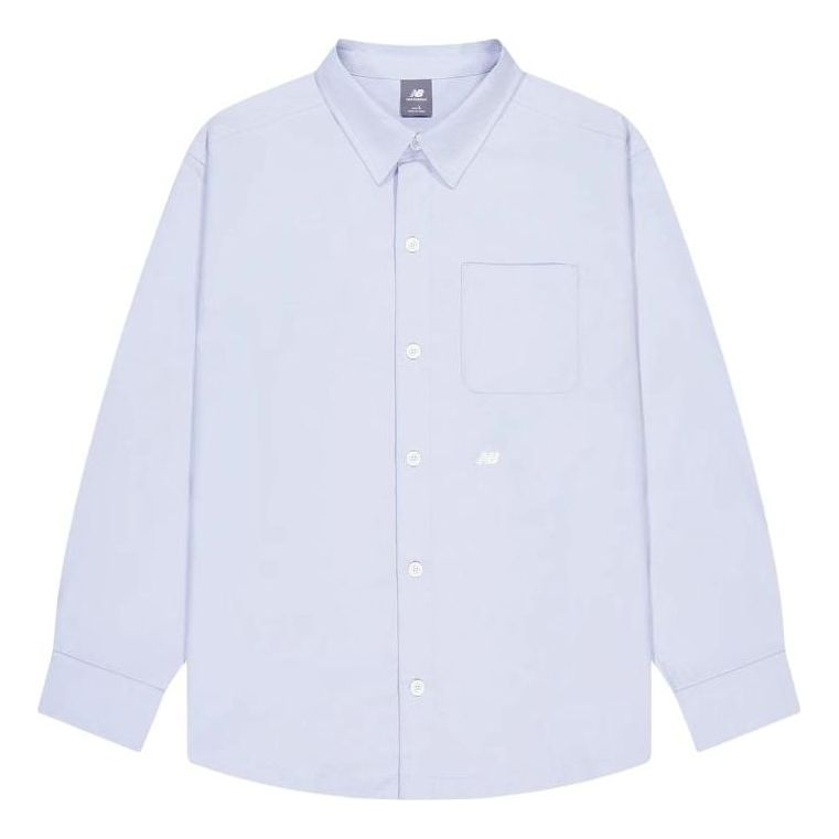 Риза New Balance Retro Shirt Синьо | AMJ42328-CUA