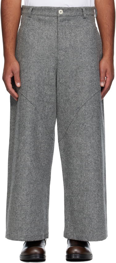 Панталони sage NATION SAGE NATION Wool Carpenter Trousers Сиво | S039 CARPENTER TROUSER WOOL MA, 0
