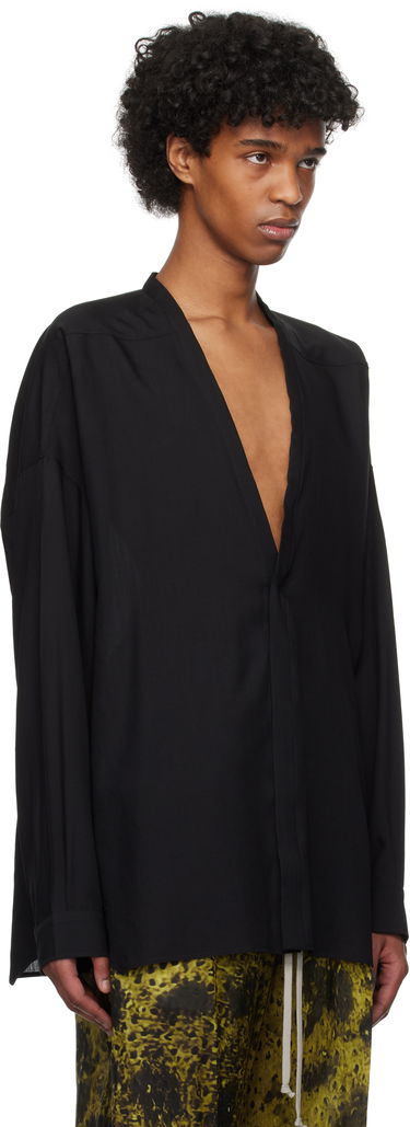 Риза Rick Owens Rick Owens Hollywood Lido Larry Shirt Черно | RU01E5294 WG, 1