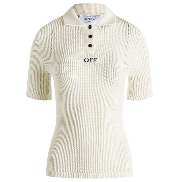 Off Net Short Sleeve Polo