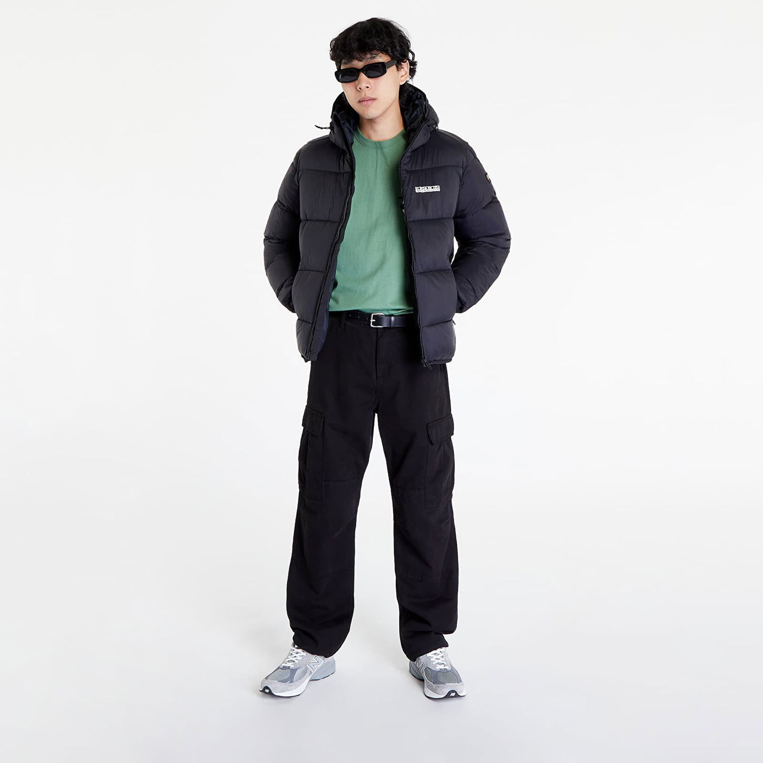 Пухо яке Napapijri A-Suomi Hooded Jacket 1 Черно | NP0A4GJE0411, 0