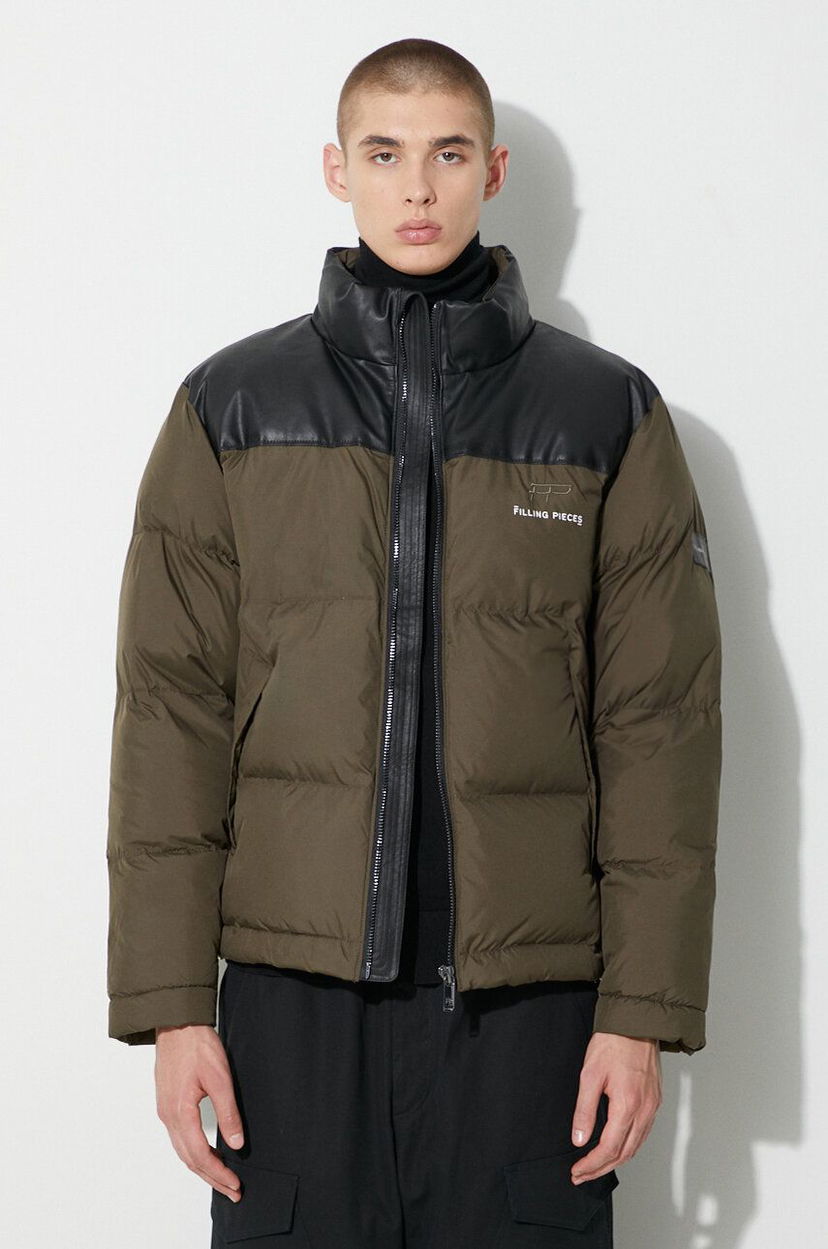 Пухо яке Filling Pieces Puffer Jacket Зелено | 78616961300