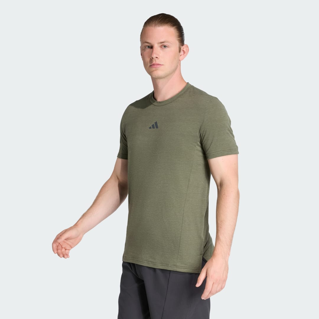 Тениска adidas Performance Designed for Training Workout T-Shirt Зелено | JX3288, 0