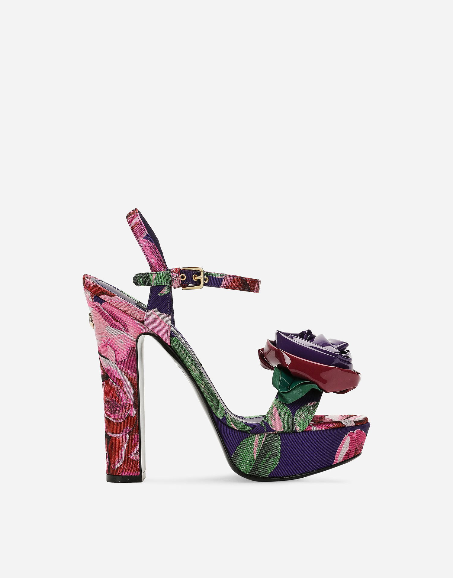 Кецове и обувки Dolce & Gabbana Floral Print Sandals Многоцветен | CR1685AR2928S861, 0