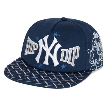 Шапка с козирка RIPNDIP Rip N Dip NY Athletics Snapback Hat Тъмно синьо | RNDFALL25146, 3