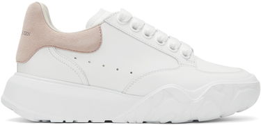 Кецове и обувки Alexander McQueen Court Trainer Sneakers "White & Pink" Бяло | 633915WIA9A, 0