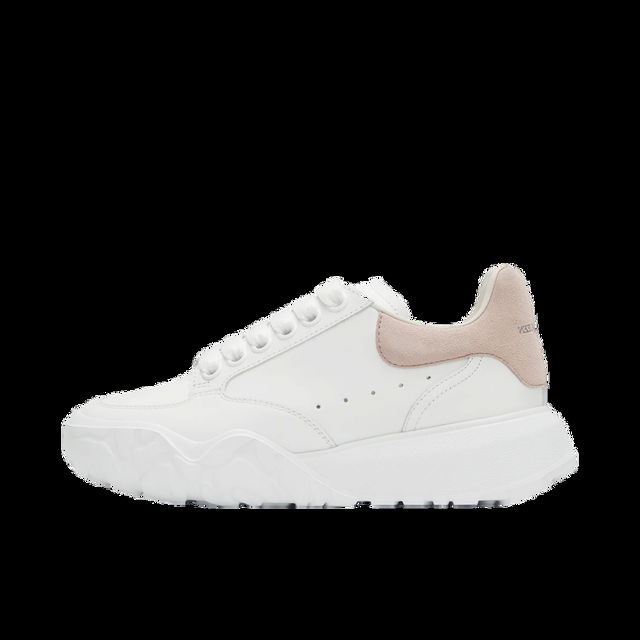 Court Trainer Sneakers "White & Pink"