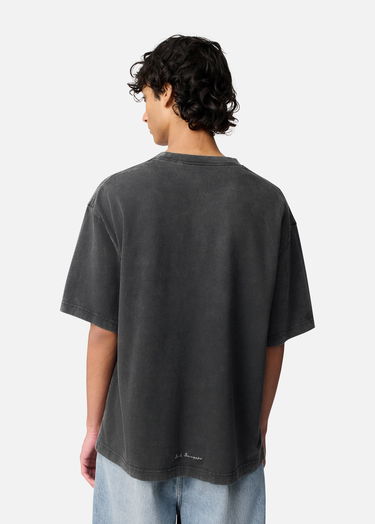 Тениска AXEL ARIGATO Washed Flow T-Shirt Сиво | A3863002, 3