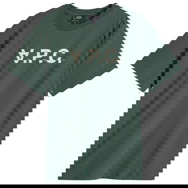 Тениска A.P.C. VPC Logo T-Shirt Dark Green Size Large Зелено | COHBM-M26384-KMA, 0