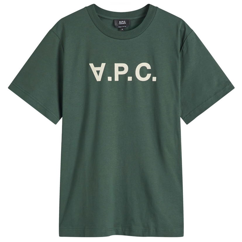 Тениска A.P.C. VPC Logo T-Shirt Dark Green Size Large Зелено | COHBM-M26384-KMA