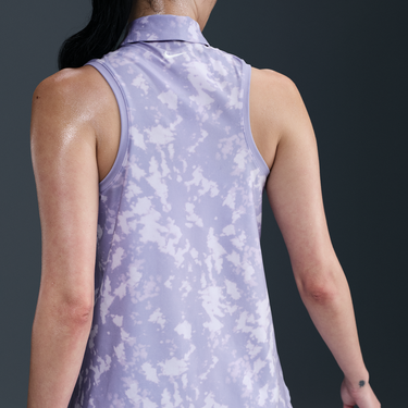 Поло тениска Nike Nike Victory Dri-FIT Sleeveless Printed Golf Polo Лилаво | FZ6891-533, 2