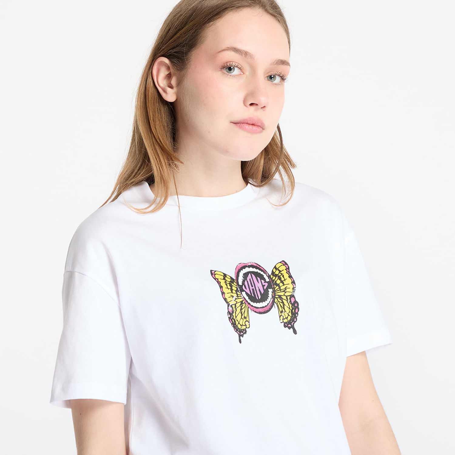 Тениска Vans Ethereal Os Butterfly Graphic Short Sleeve T-Shirt Бяло | VN000NXCWHT1, 1