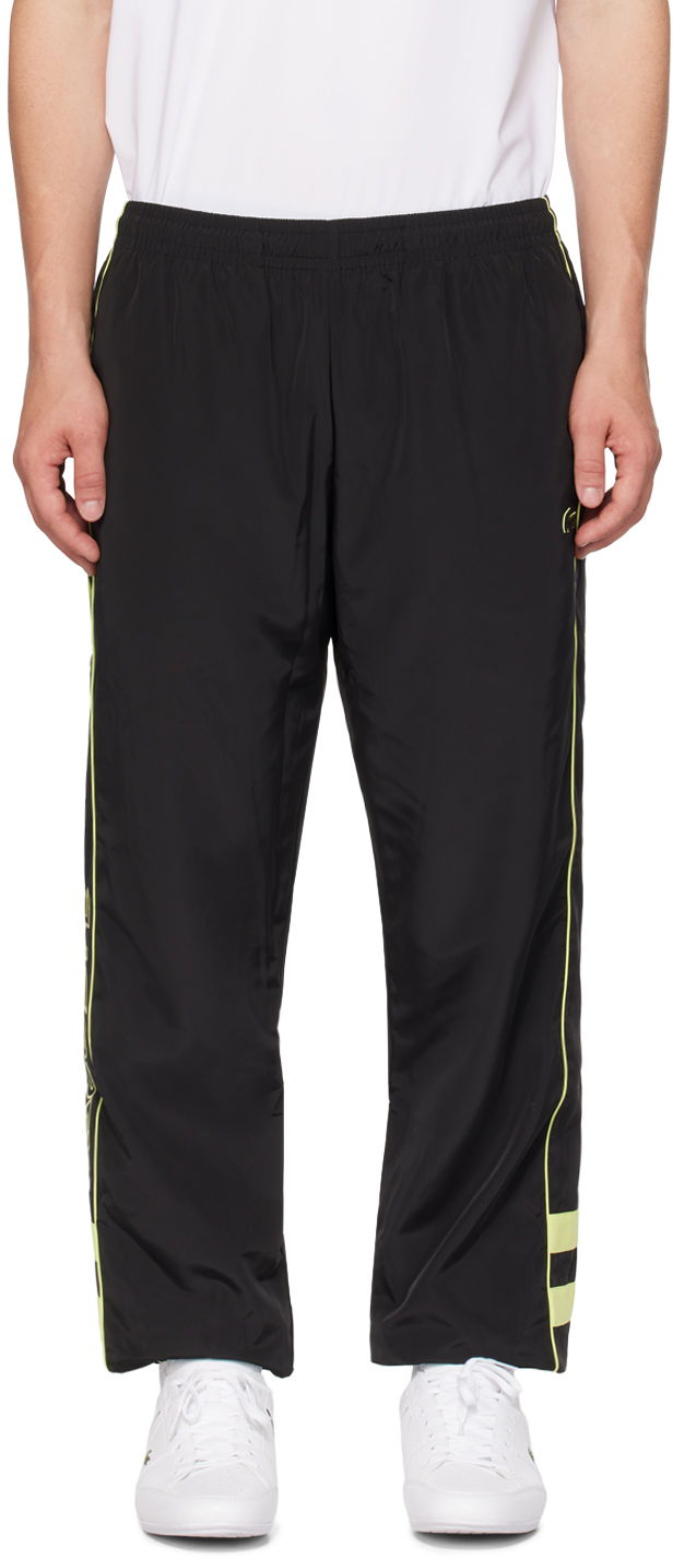 Спортни панталони Lacoste Contrast Detail Sportsuit Track Pants Черно | XH1655_6VT, 0