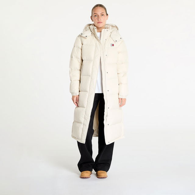 Alaska Long Puffer Jacket Beige